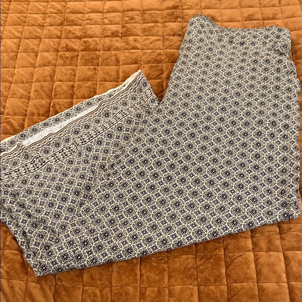 Max Studio Wide Leg Patterned Pants - image 1